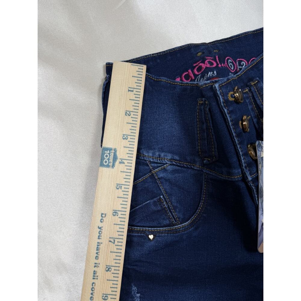 Tummy Control‎ Colombian Jeans Butt Lift Size 6 High-Rise Skinny Stretch Ankle - Picture 8 of 8